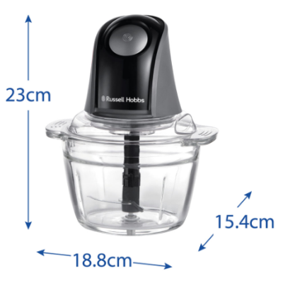Подрібнювач Russell Hobbs 27131-56 Matte Charcoal Mini Chopper (7030816) Подрібнювач Russell Hobbs 27131-56 Matte Charcoal Mini Chopper (7030816)