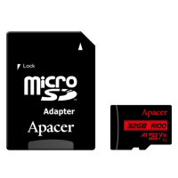 Карта пам'ятi Apacer microSDHC 32GB U1 V10 A1 R100 + adapter (100/10 MB/s) (7005388) Карта пам'ятi Apacer microSDHC 32GB U1 V10 A1 R100 + adapter (100/10 MB/s) (7005388)