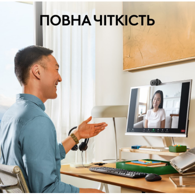 Веб-камера Logitech BRIO 100 FHD GRAPHITE (960-001585) (6914872) Веб-камера Logitech BRIO 100 FHD GRAPHITE (960-001585) (6914872)