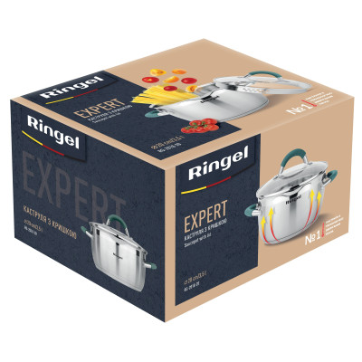 Каструля RINGEL Expert 20 см 3.5л (6723691) Каструля RINGEL Expert 20 см 3.5л (6723691)