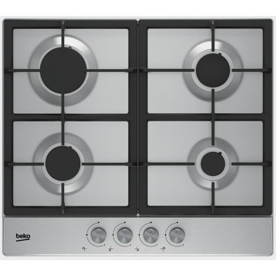Газова варильна поверхня Beko HIAG 64225 SX (6340940) Газова варильна поверхня Beko HIAG 64225 SX (6340940)