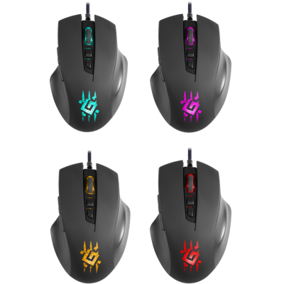 Миша Defender Wolverine GM-700L RGB, 7 кнопок, 12800 dpi (52700) (6823853)