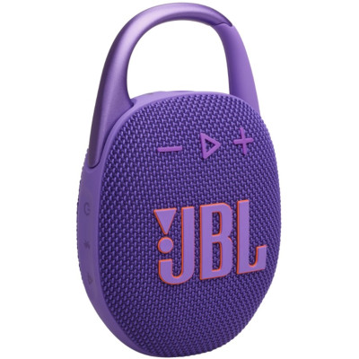 Портативна акустика JBL Clip 5 Purple (JBLCLIP4PUR) (6980787) Портативна акустика JBL Clip 5 Purple (JBLCLIP4PUR) (6980787)