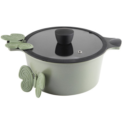 Каструля RINGEL Zitrone Olive (4.2 л) 24 см (6885899) Каструля RINGEL Zitrone Olive (4.2 л) 24 см (6885899)