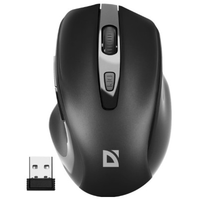Миша Defender Prime MB-053 Wireless BLACK (52053) (6918400) Миша Defender Prime MB-053 Wireless BLACK (52053) (6918400)
