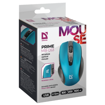 Миша Defender Prime MB-053 Wireless TURQUOISE (52054) (6918401) Миша Defender Prime MB-053 Wireless TURQUOISE (52054) (6918401)
