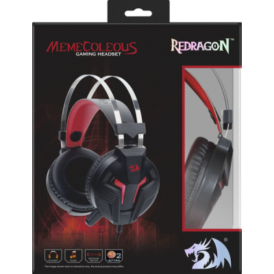 Гарнітура Redragon Memecoleous Black-Red (75096) (6456427) Гарнітура Redragon Memecoleous Black-Red (75096) (6456427)