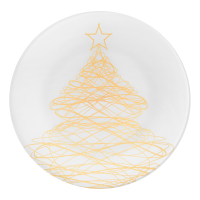 Тарілка Viva NY Tree Gold, 25 см (7109508) Тарілка Viva NY Tree Gold, 25 см (7109508)