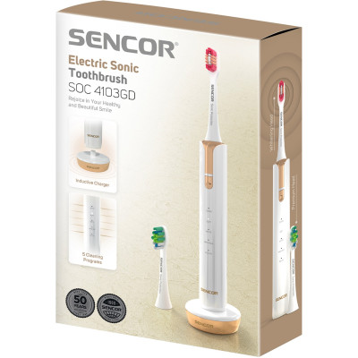 Зубна електрощітка Sencor SOC 4103GD (6990892) Зубна електрощітка Sencor SOC 4103GD (6990892)