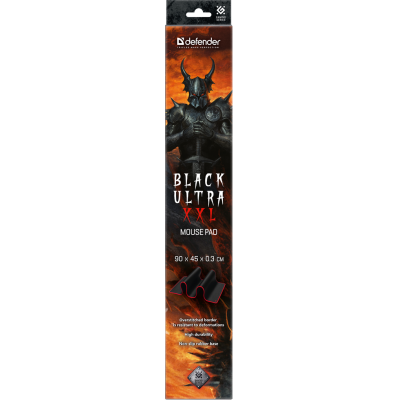 Килимок для миші Defender Black Ultra XXL 900*450*3мм (50564) (6744409) Килимок для миші Defender Black Ultra XXL 900*450*3мм (50564) (6744409)