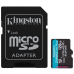 Карта пам'яті Kingston microSD 128GB C10 UHS-I U3 A2 V30 + SD (SDCG4/128GB) (7120094)