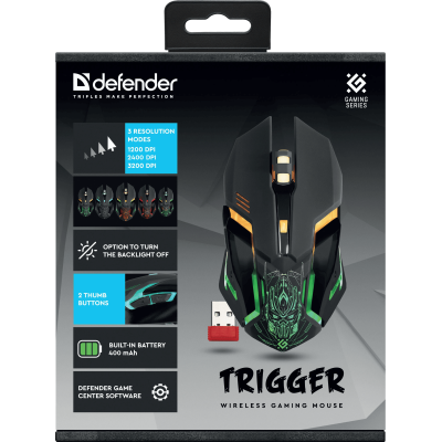 Миша Defender Trigger GM-934 Black (52934) (7293233) Миша Defender Trigger GM-934 Black (52934) (7293233)