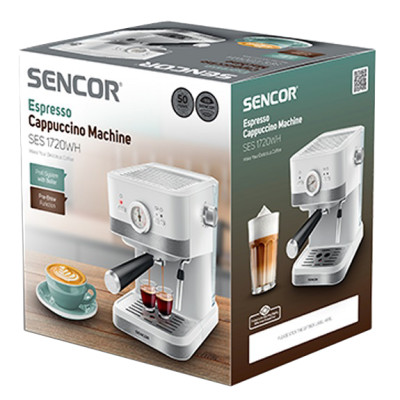 Кавоварка еспресо Sencor SES 1720WH (6931337) Кавоварка еспресо Sencor SES 1720WH (6931337)