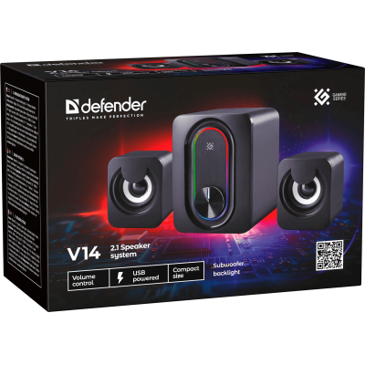 Акустика Defender V14 11Вт Black (65314) (7293236) Акустика Defender V14 11Вт Black (65314) (7293236)