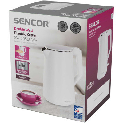 Електрочайник Sencor SWK 0550WH (7283586) Електрочайник Sencor SWK 0550WH (7283586)