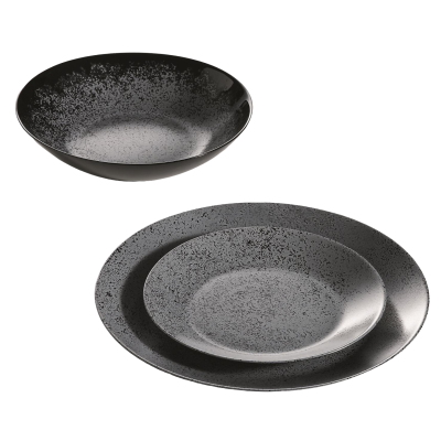 Тарілка обідня Luminarc Slate Black, 25 см (6788144) Тарілка обідня Luminarc Slate Black, 25 см (6788144)