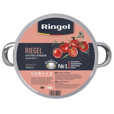 Каструля Ringel Riegel 2.2 л (16 см) (6535704) Каструля Ringel Riegel 2.2 л (16 см) (6535704)