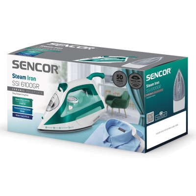 Праска з подачею пари Sencor SSI 6100GR (6924121) Праска з подачею пари Sencor SSI 6100GR (6924121)