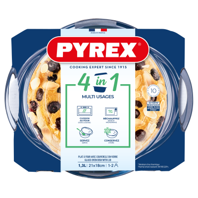Каструля з кришкою Pyrex, 1.3 л (7092306) Каструля з кришкою Pyrex, 1.3 л (7092306)